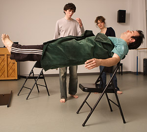 Levitating
