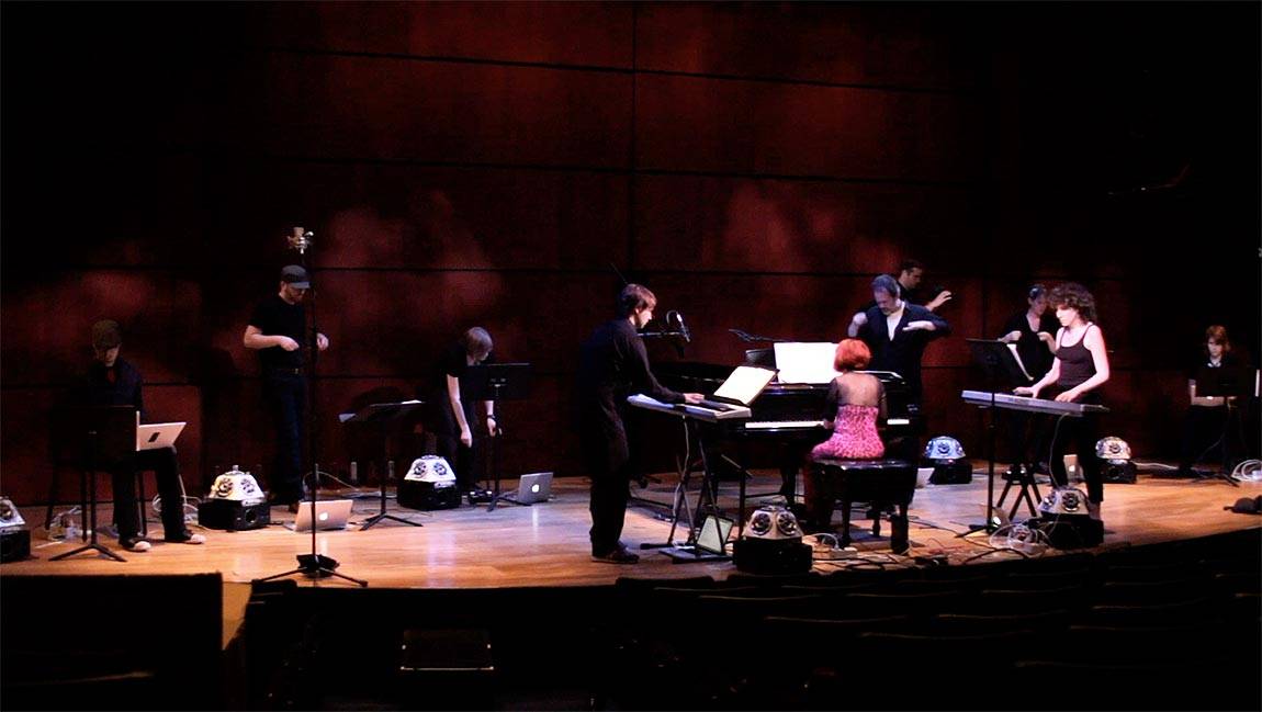 Musicians on stage
