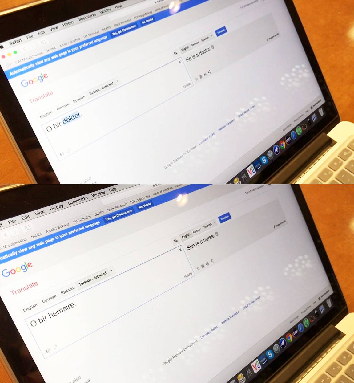 Search differences between Doctor and Nurse