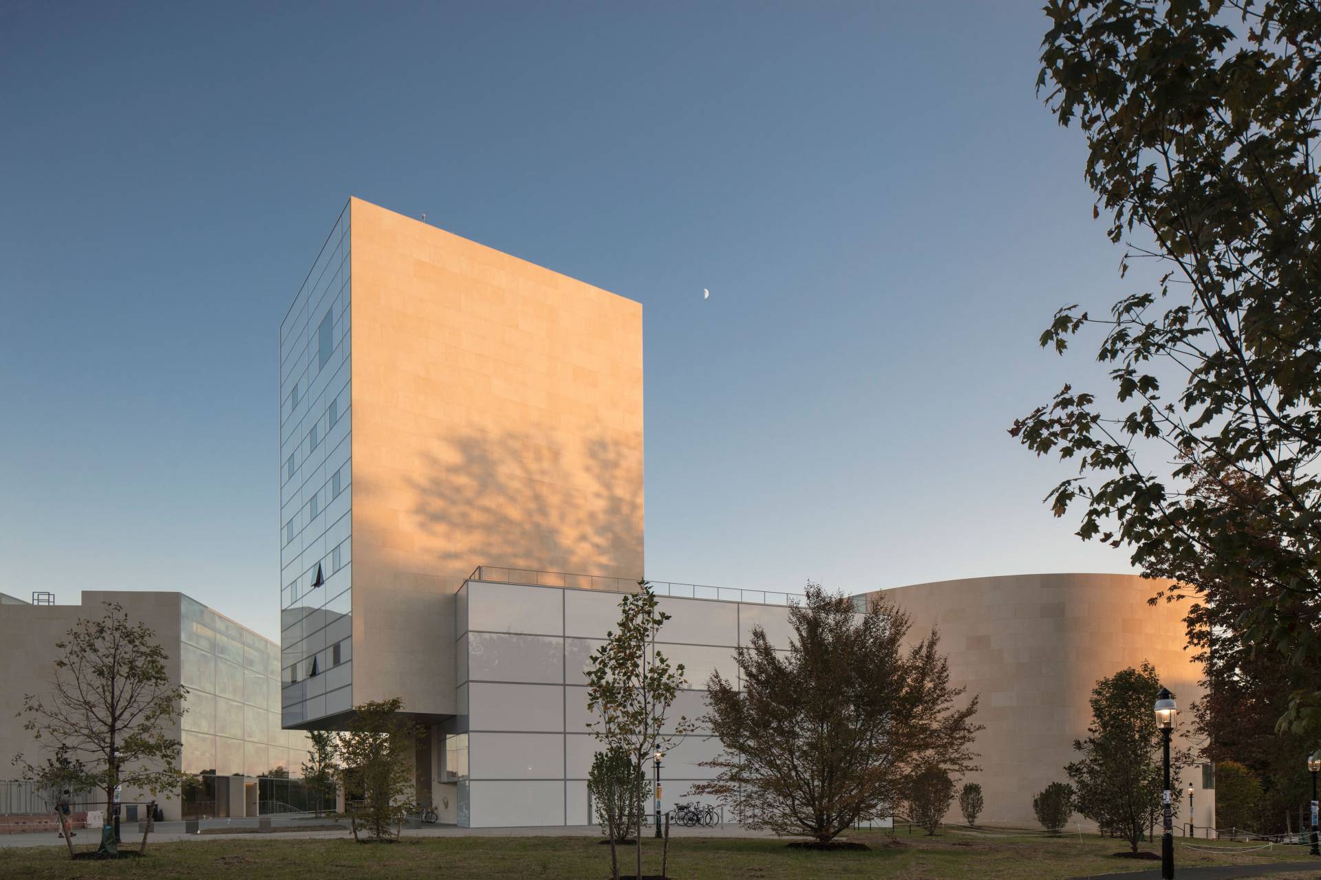 exterior of Lewis Arts complex