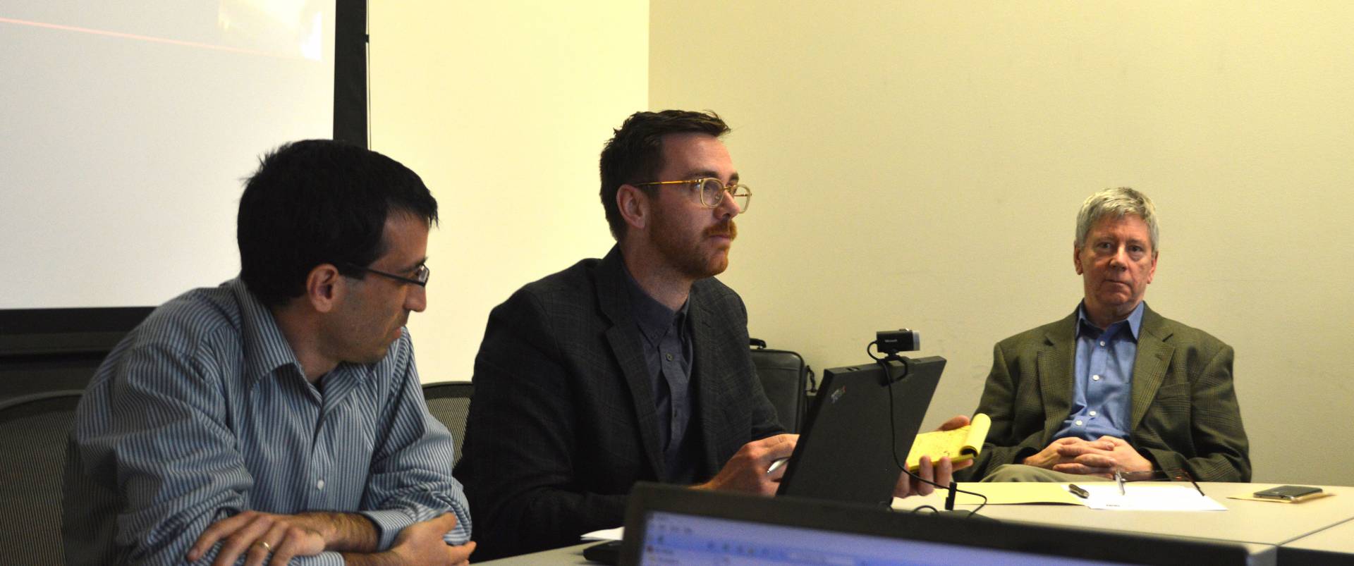 Lee Mordechai, Tim Newfield, and John Haldon
