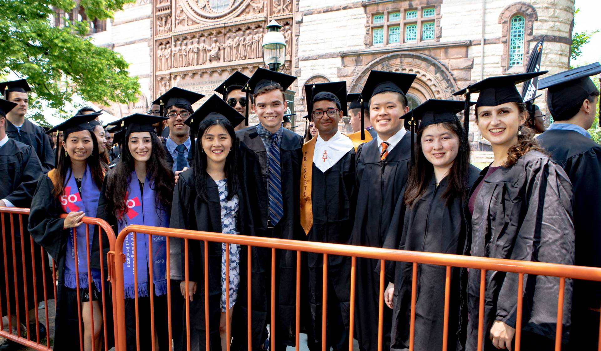 Students waiting to process into Baccalaureate