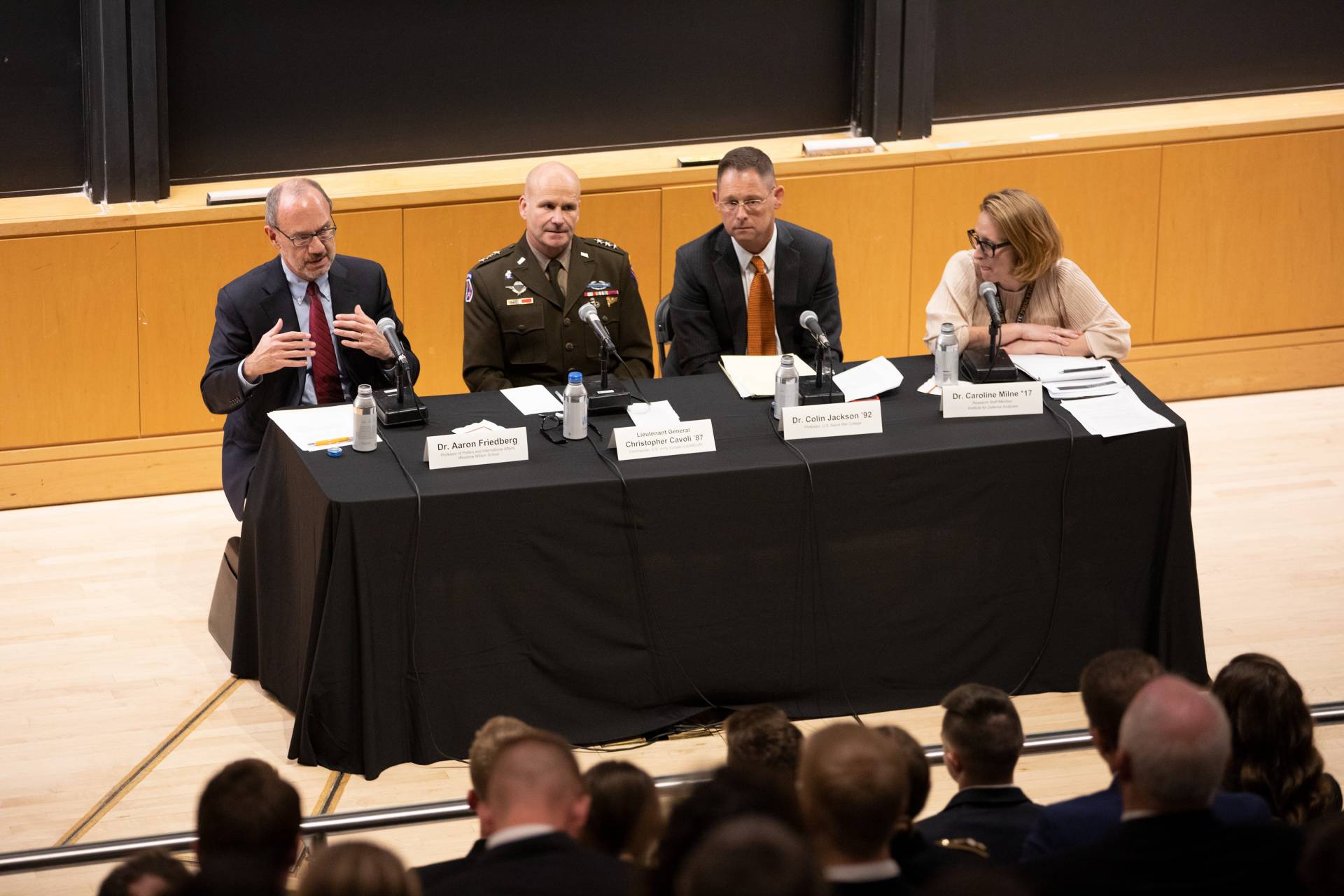 4 people on a panel