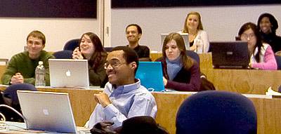 Students listening