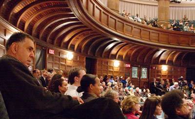 crowded hall